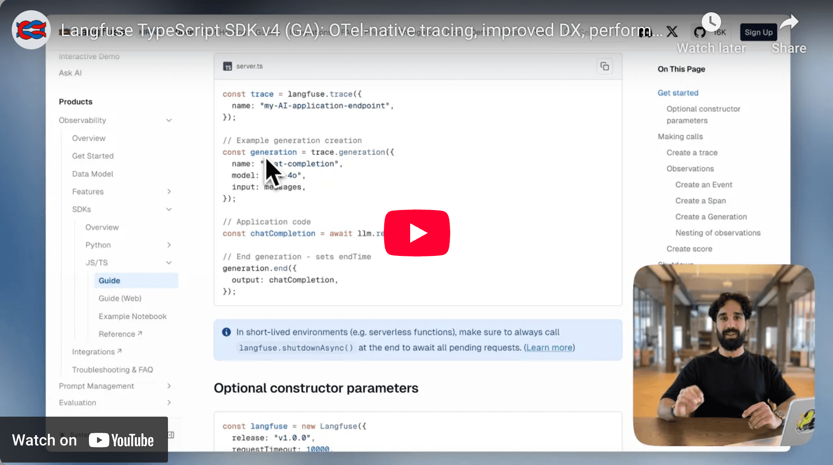 TypeScript SDK v4 GA